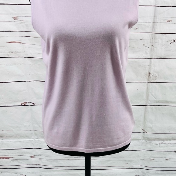 Ralph Lauren Purple Label Women Turtle Neck Sweater Size M Pre-Fall Sleeveless. - Picture 6 of 11